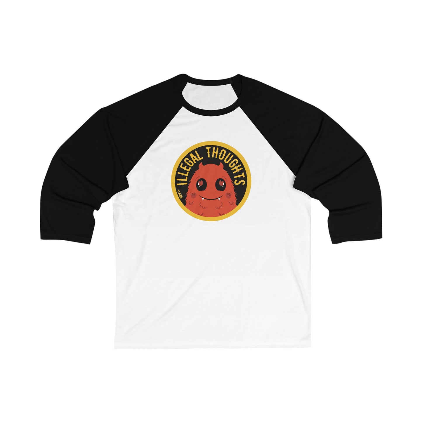 Illegal Thoughts -  3/4 Sleeve Baseball Tee