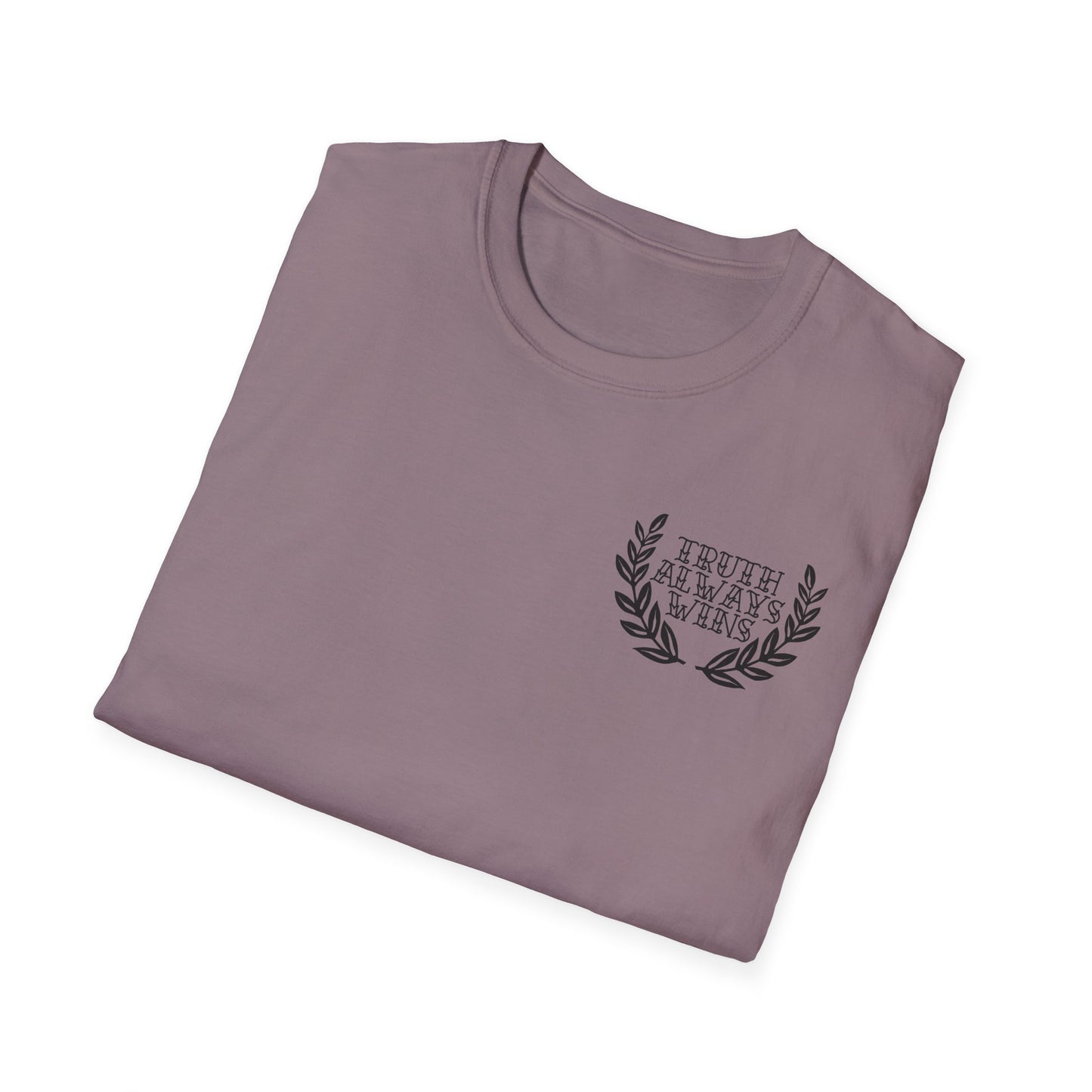 Truth Wins - Unisex Softstyle T-Shirt (Front&Back).