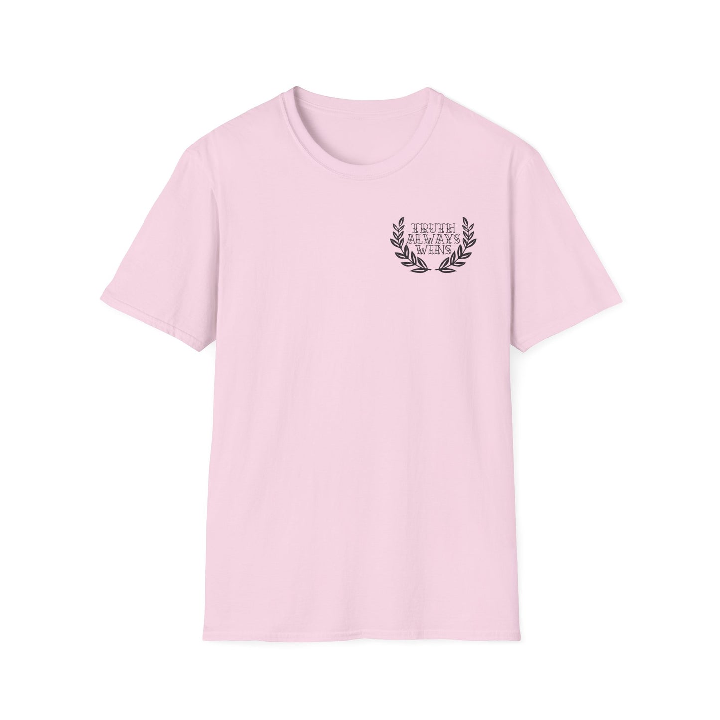 Truth Wins - Unisex Softstyle T-Shirt (Front&Back).
