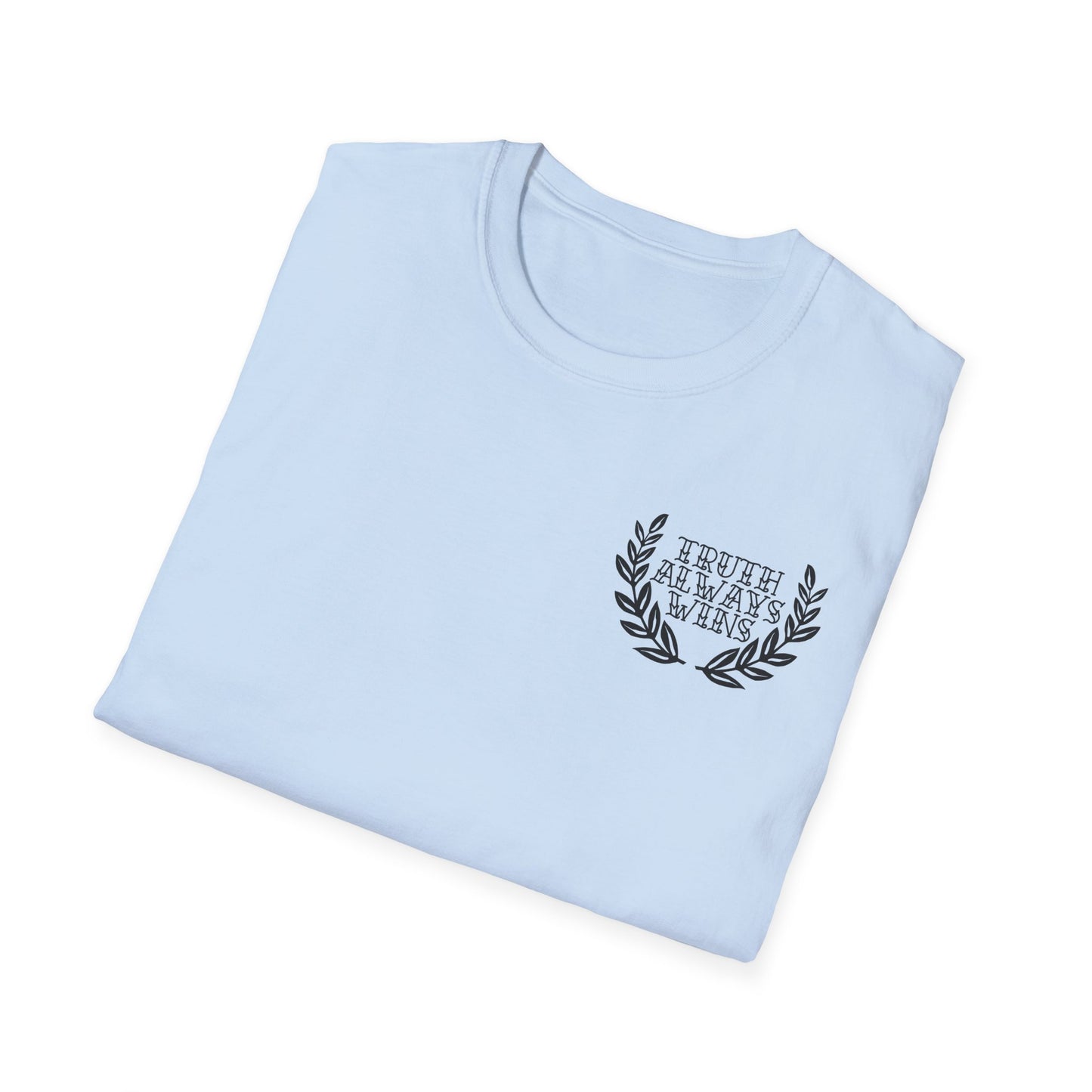 Truth Wins - Unisex Softstyle T-Shirt (Front&Back).