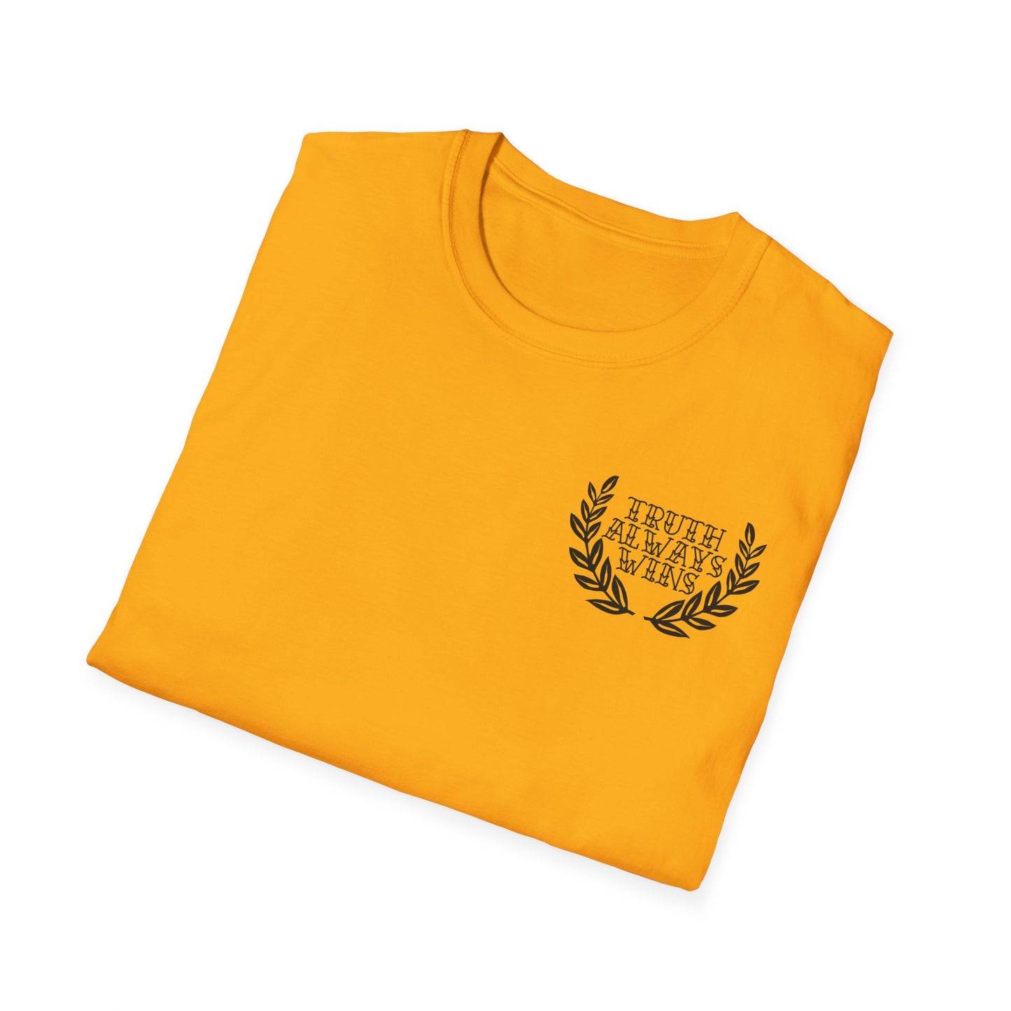 Truth Wins - Unisex Softstyle T-Shirt (Front&Back).
