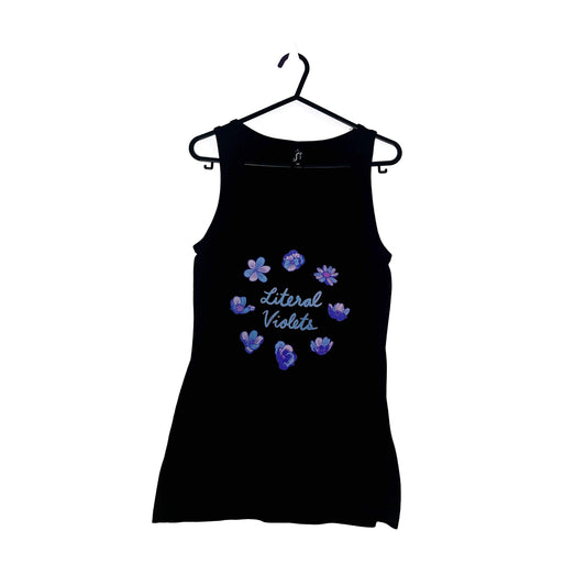 Literal Violets - Vest - Medium - Black