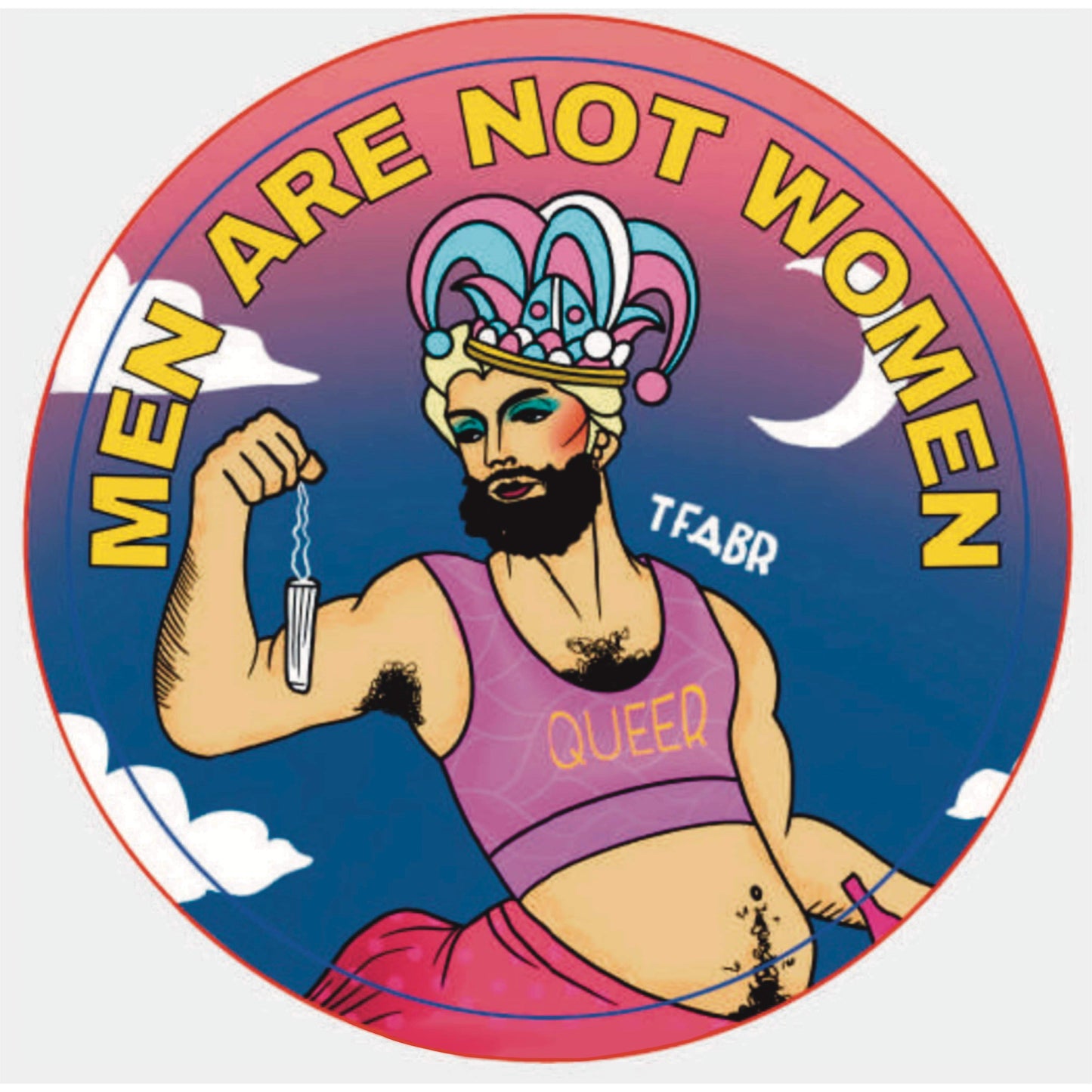 Men Are Not Women Stickers