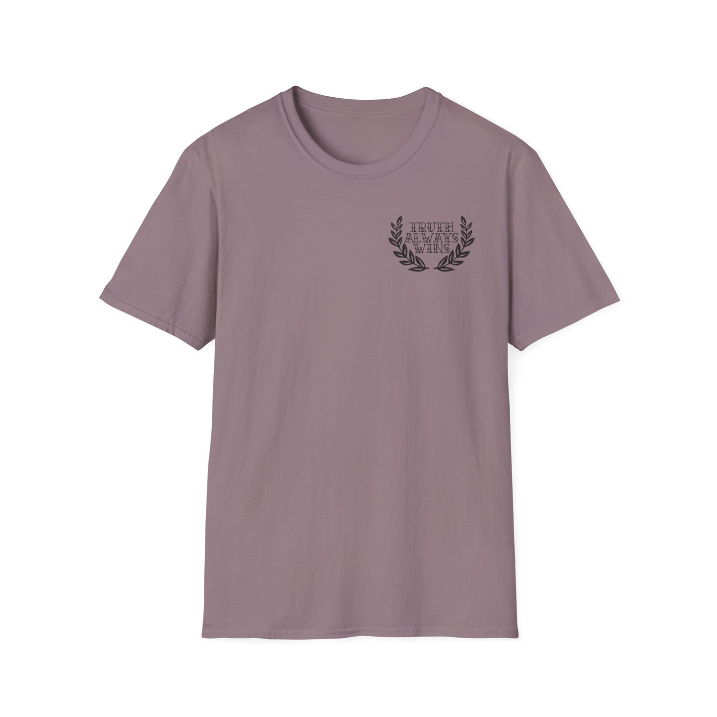 Truth Wins - Unisex Softstyle T-Shirt (Front&Back).