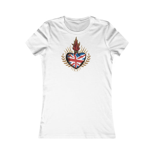 Union Jack Ladyfit Top