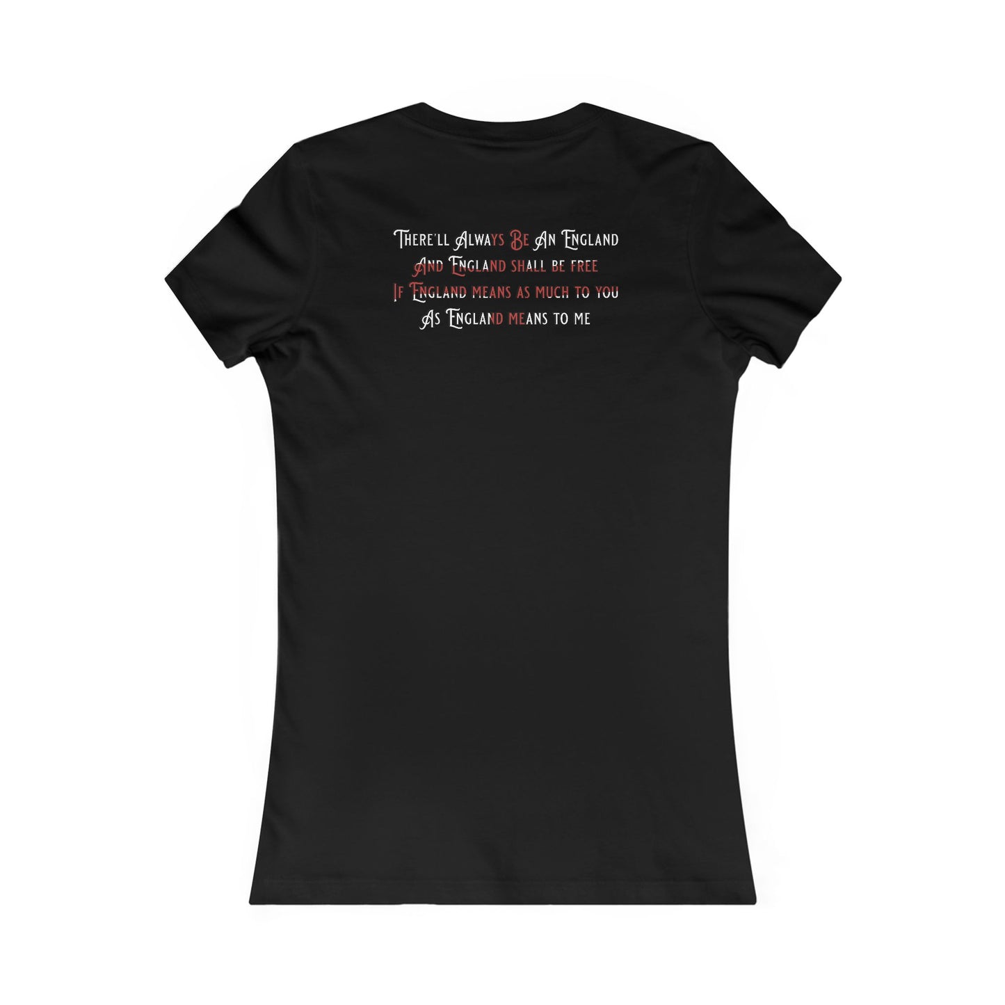 England Ladyfit Top (Front&Back)