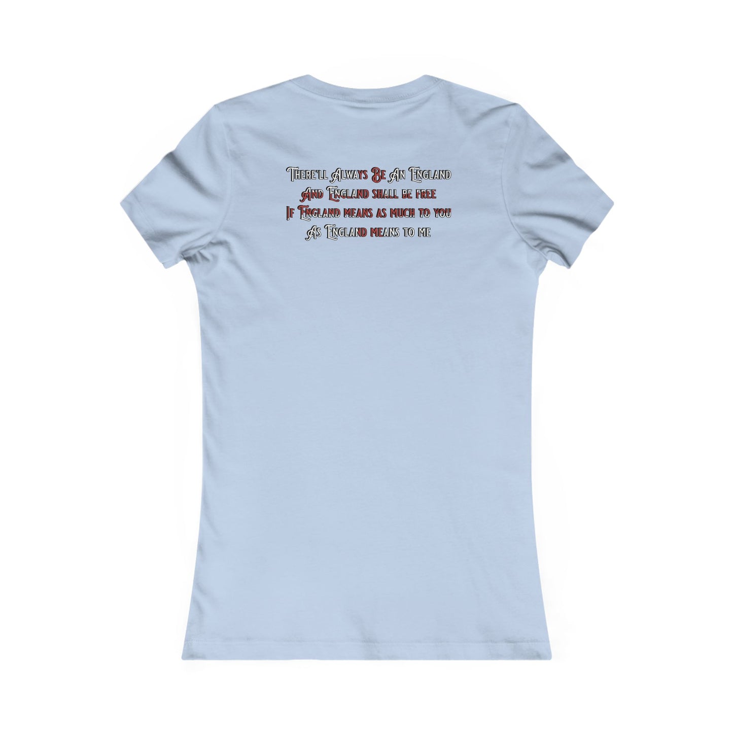 England Ladyfit Top (Front&Back)