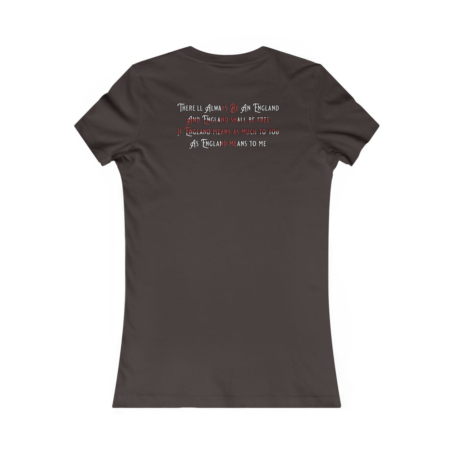England Ladyfit Top (Front&Back)