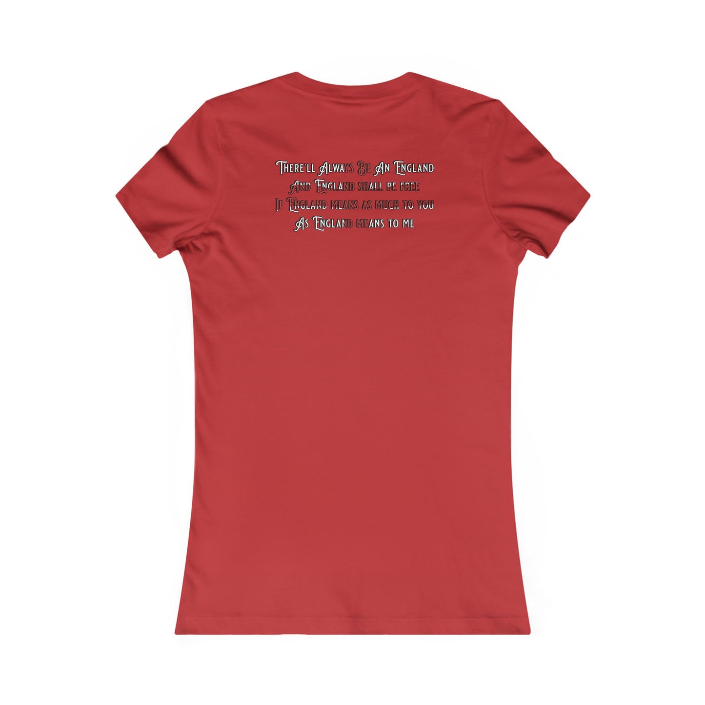 England Ladyfit Top (Front&Back)