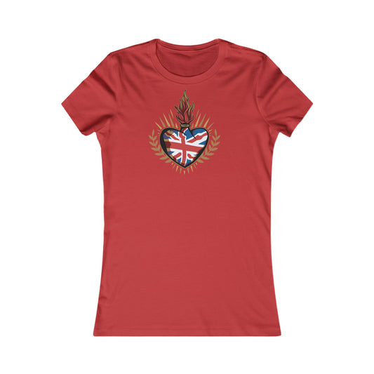 Union Jack Ladyfit Top (Front&Back)