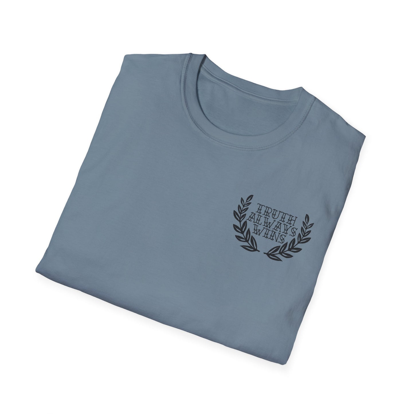 Truth Wins - Unisex Softstyle T-Shirt (Front&Back).