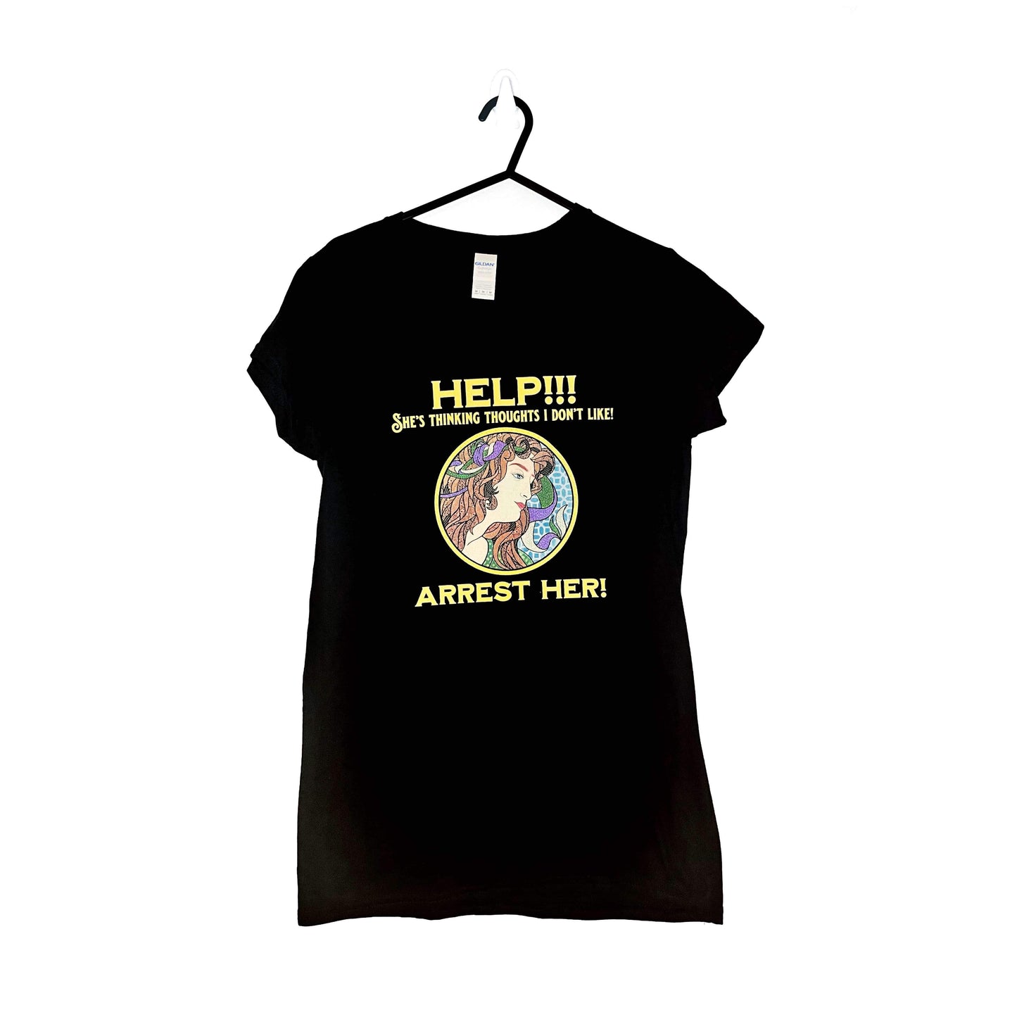 ArrestHer - LadyfitTee - Medium - Black