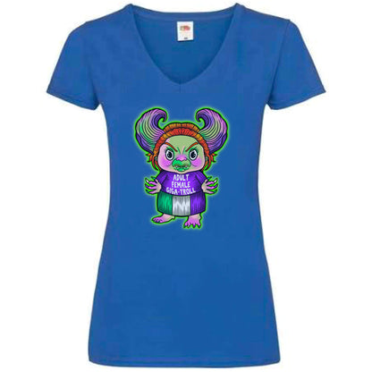 Vituperative Giga-Troll V-Neck T-Shirt Ladyfit
