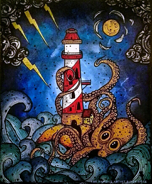 A Kraken Lighthouse