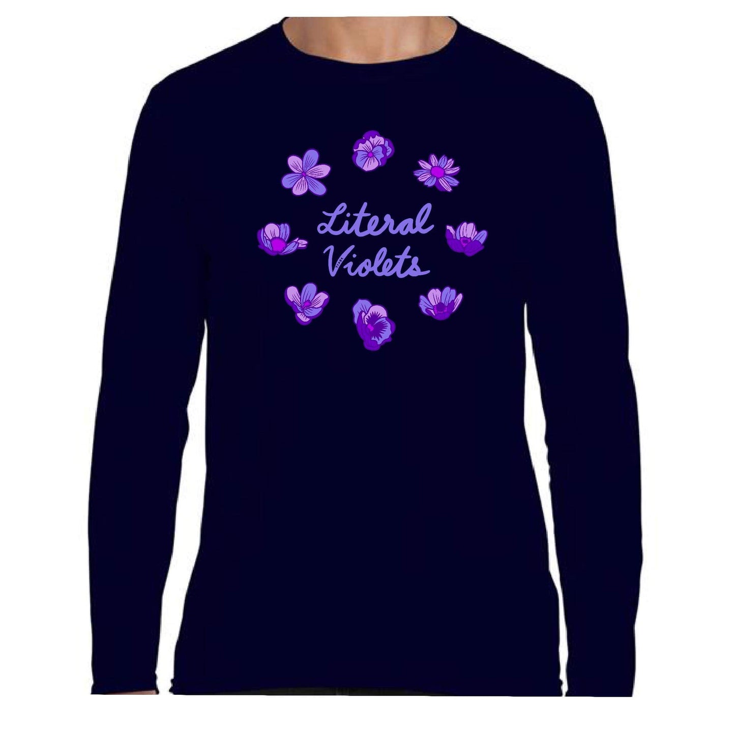 Literal Violets Long Sleeve Tee