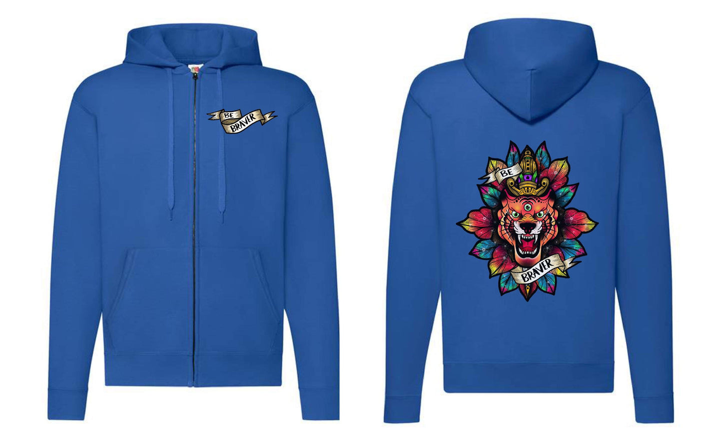 Braver Zip Up Hoodie