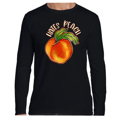 Hates Peach Long Sleeve T-Shirt