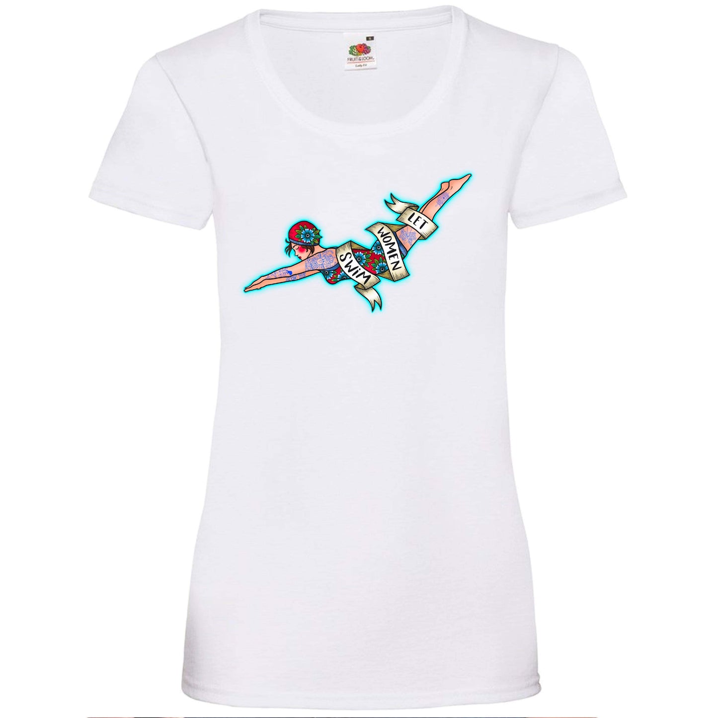 #LetWomenSwim Ladyfit T-Shirt