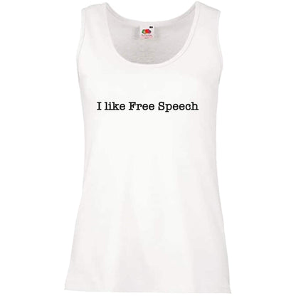 I Like Free Speech Vest Ladyfit