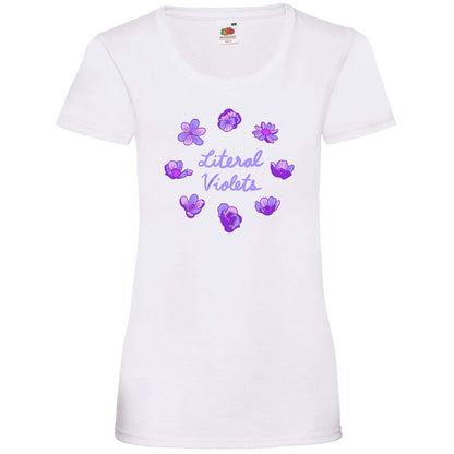 Literal Violets Ladyfit T-Shirt