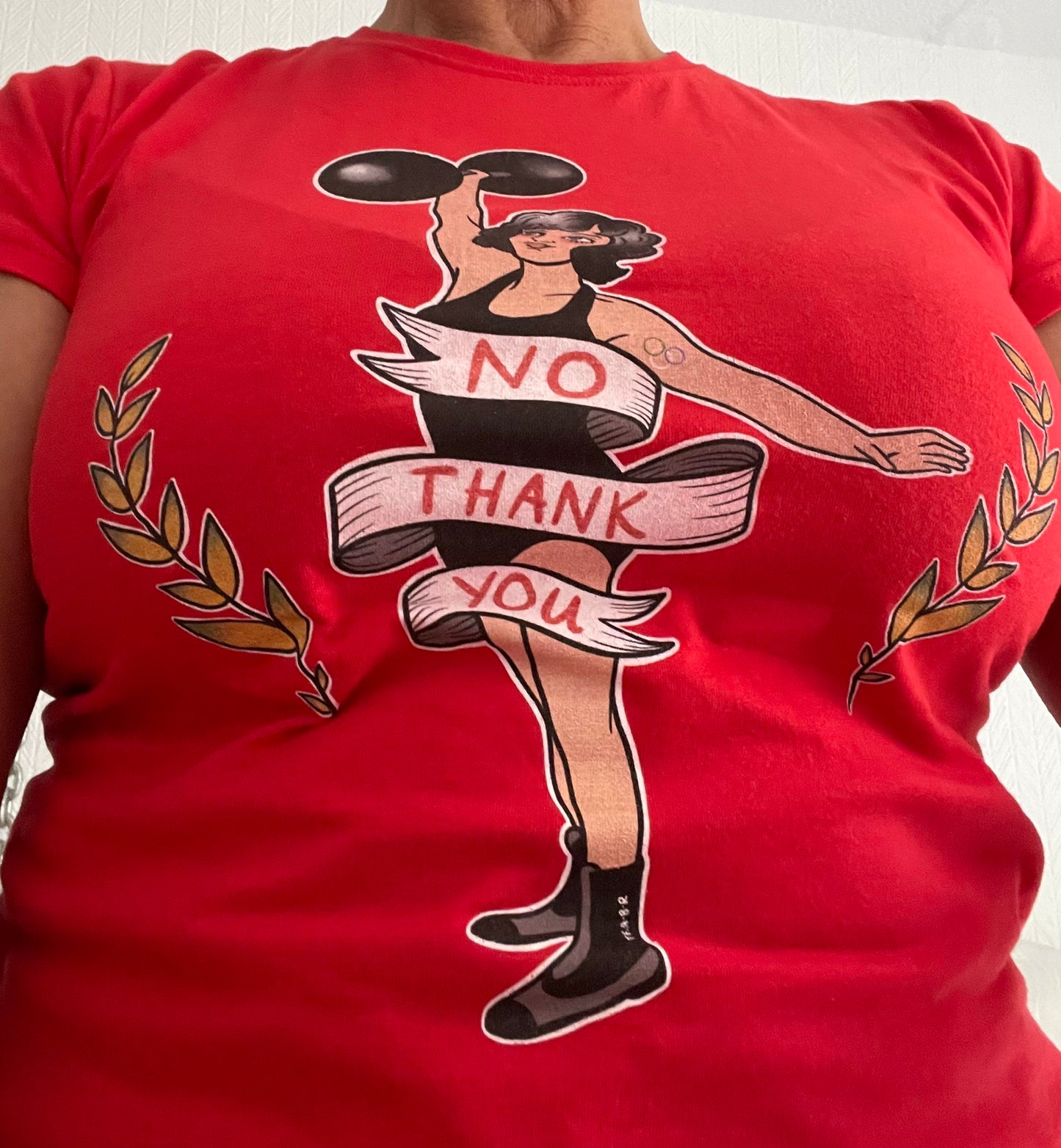 #NoThankYou Ladyfit T-Shirt