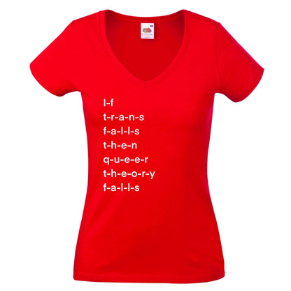 QT V-Neck T-Shirt Ladyfit - Limited Time Only!