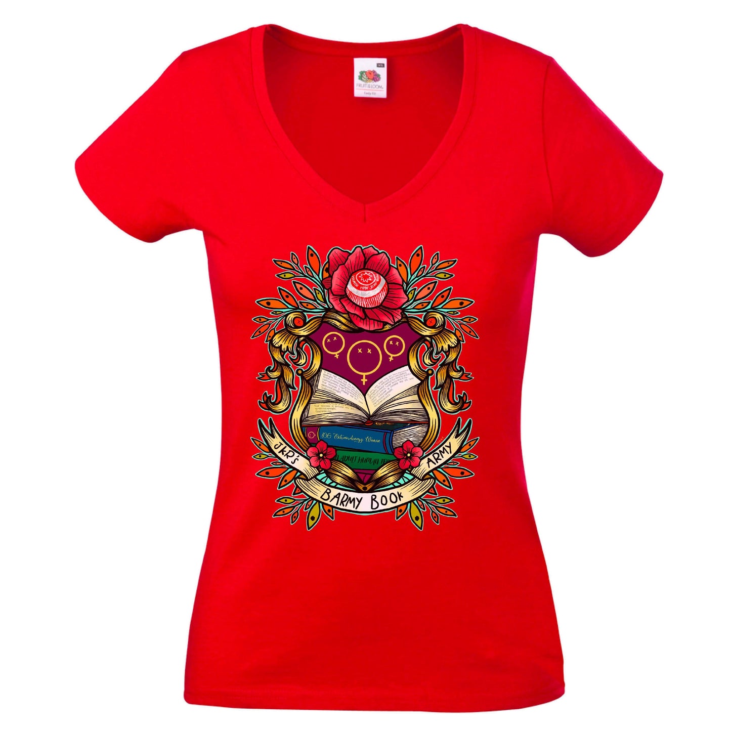 BarmyArmy V-Neck T-Shirt Ladyfit