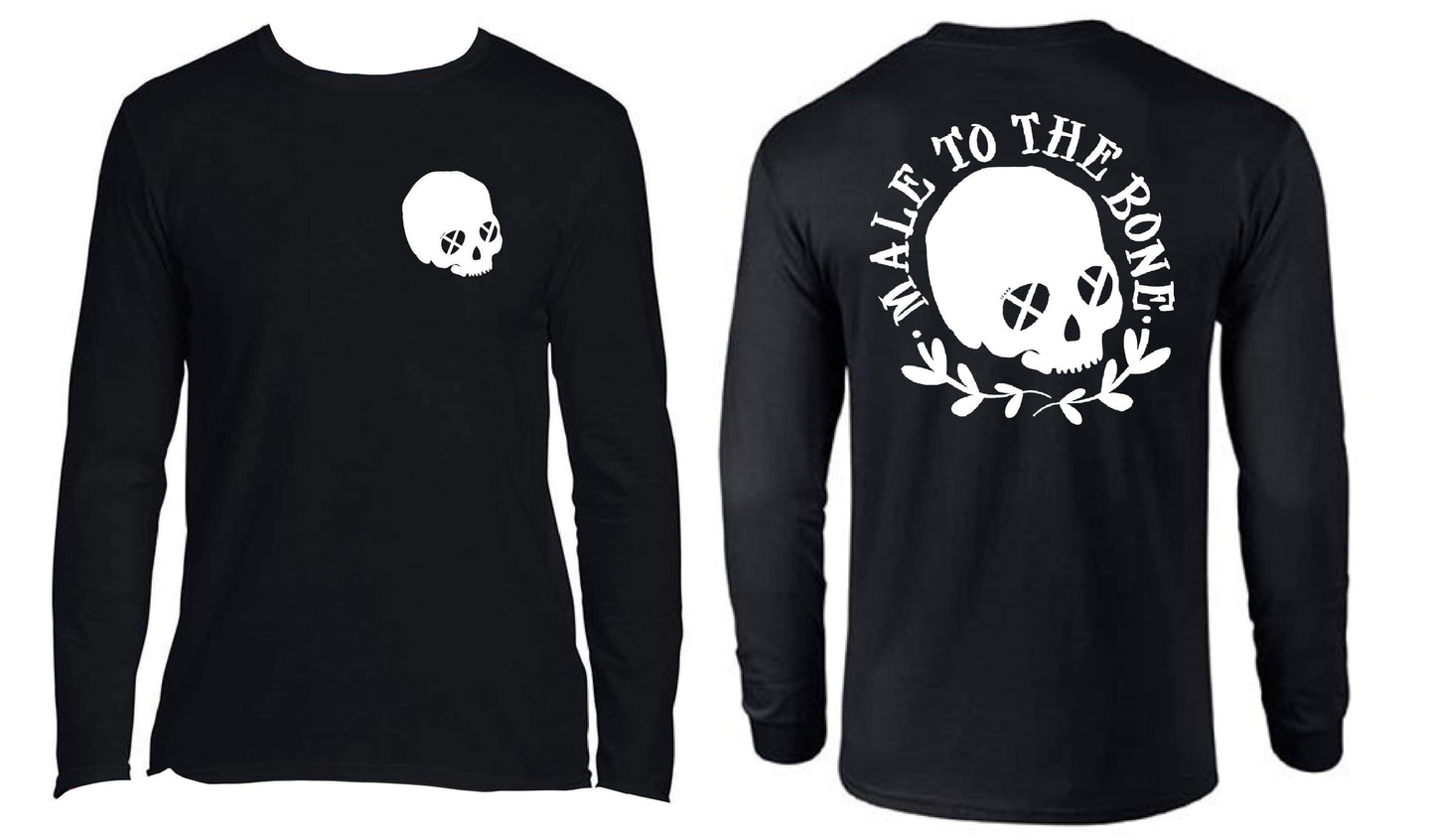 MaleToTheBone Front& Back Long Sleeve Tee