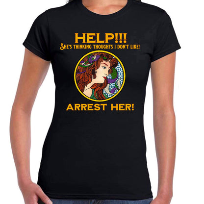 Arrest Her! (Part 2) Ladyfit T-Shirt