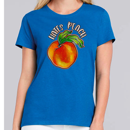 Hates Peach Ladyfit T-Shirt