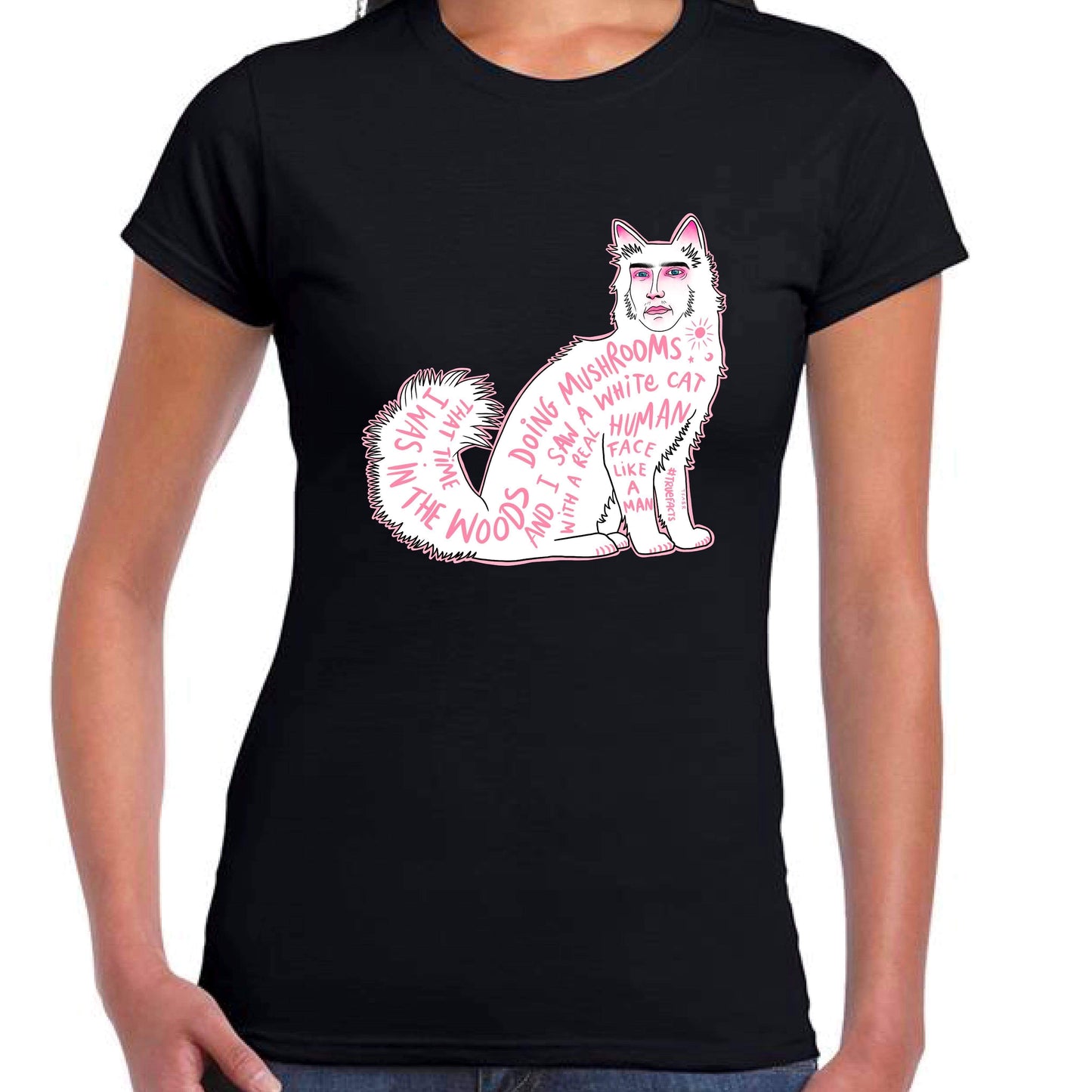 CatFace Ladyfit T-Shirt