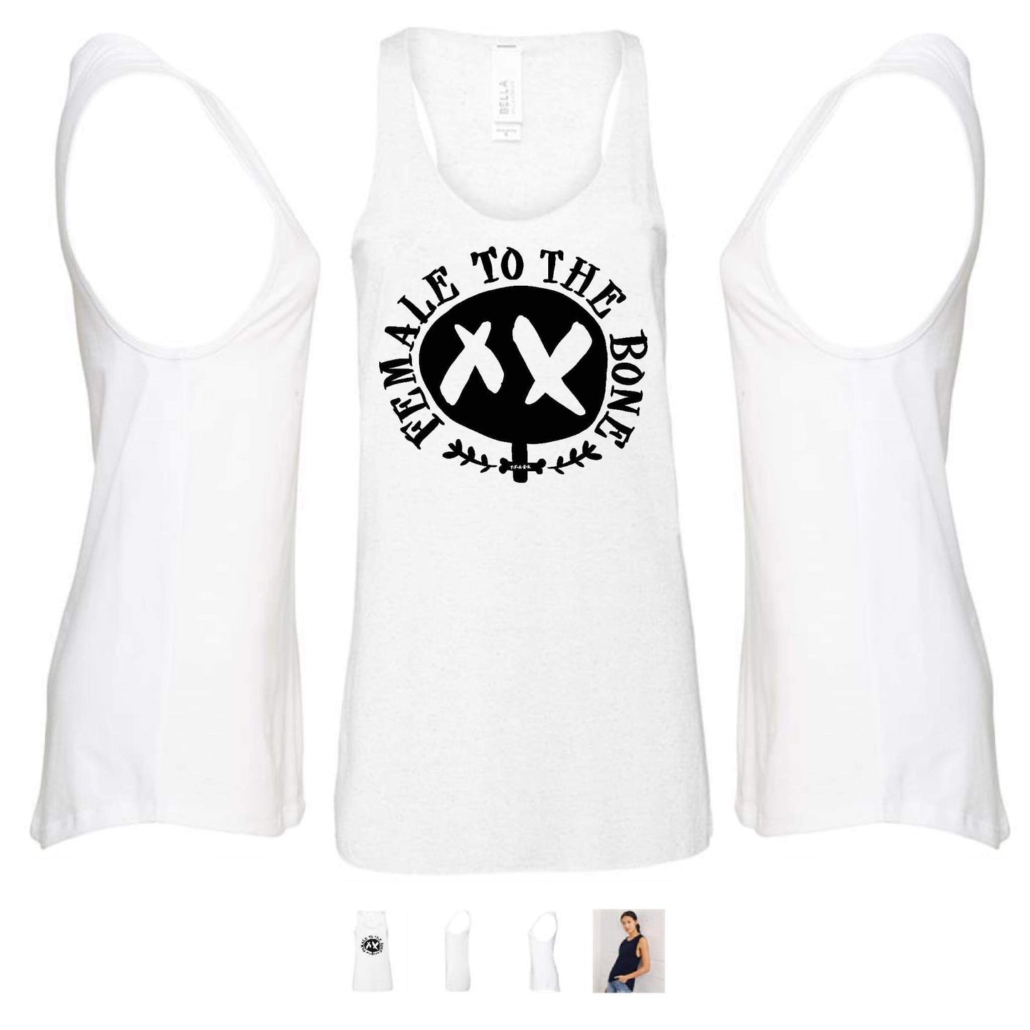Female To The Bone - Muscle Tank Vest Top