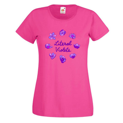 Literal Violets Ladyfit T-Shirt