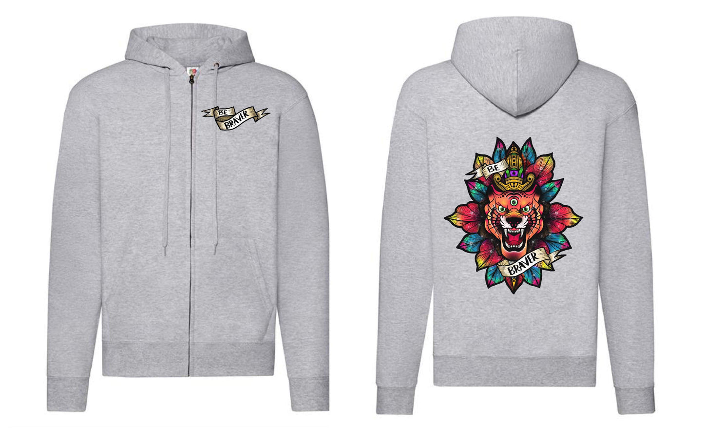 Braver Zip Up Hoodie