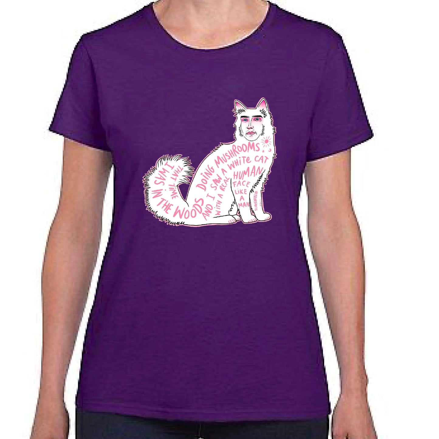 CatFace Ladyfit T-Shirt