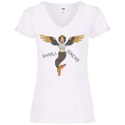 Shrill Sirens V-Neck T-Shirt Ladyfit